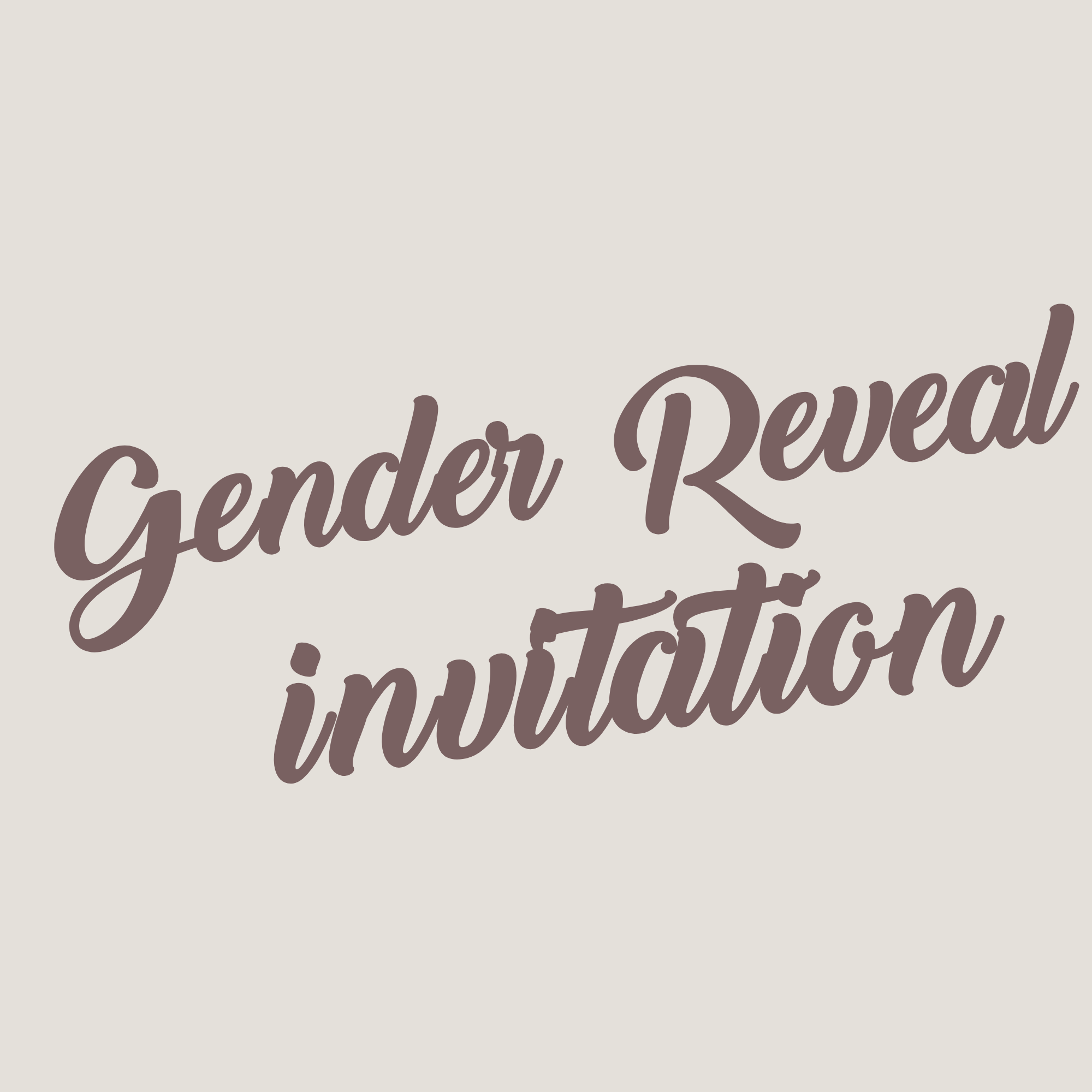 🍼 Gender Reveal Invitations